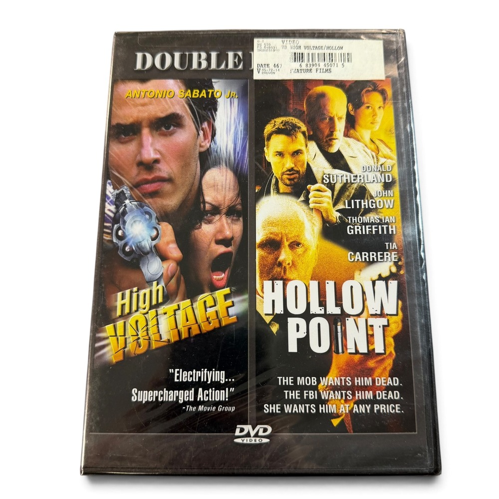 High Voltage Hollow Point Double Feature DVD Antonio Sabato Jr Tia Carrere New